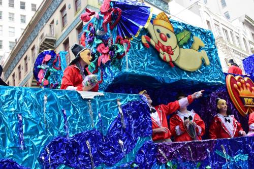 Krewe of Mid-City Parade at Mardi Gras 2018 in New Orleans