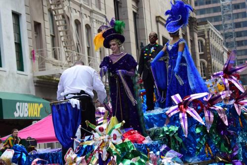 Krewe of Mid-City Parade at Mardi Gras 2018 in New Orleans