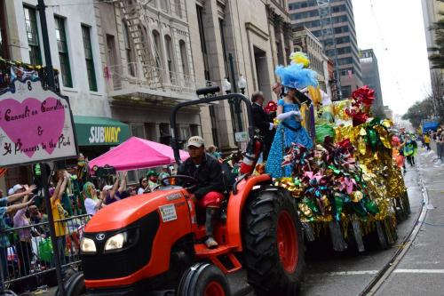 Krewe of Mid-City Parade at Mardi Gras 2018 in New Orleans