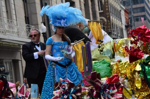 Krewe of Mid-City Parade at Mardi Gras 2018 in New Orleans