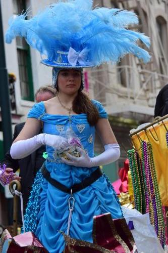 Krewe of Mid-City Parade at Mardi Gras 2018 in New Orleans