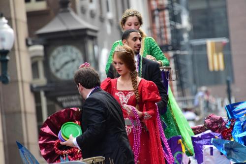 Krewe of Mid-City Parade at Mardi Gras 2018 in New Orleans