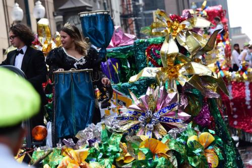 Krewe of Mid-City Parade at Mardi Gras 2018 in New Orleans