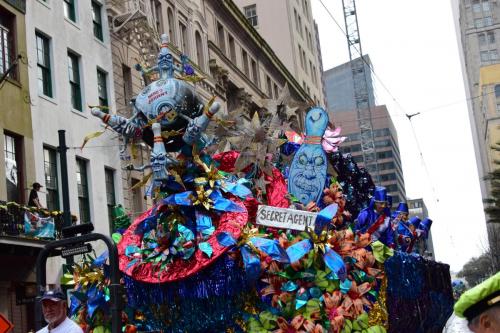 Krewe of Mid-City Parade at Mardi Gras 2018 in New Orleans