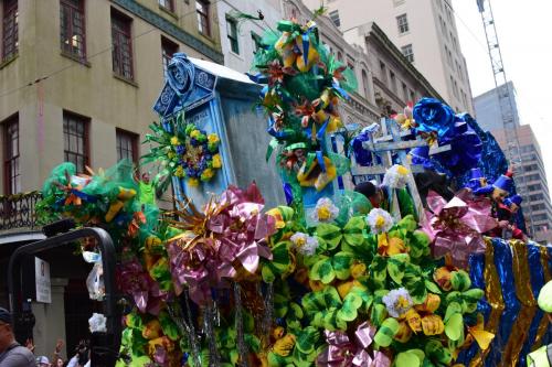 Krewe of Mid-City Parade at Mardi Gras 2018 in New Orleans