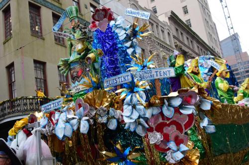 Krewe of Mid-City Parade at Mardi Gras 2018 in New Orleans