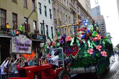 Krewe of Mid-City Parade at Mardi Gras 2018 in New Orleans
