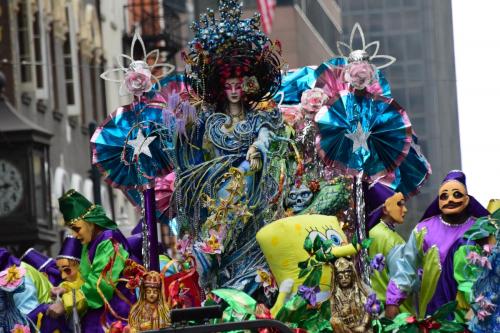 Krewe of Mid-City Parade at Mardi Gras 2018 in New Orleans