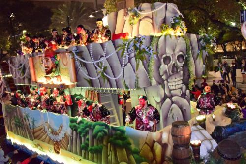 Krewe of Bacchus Parade - Mardi Gras 2018 0100