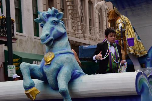 Krewe of Okeanos Parade at Mardi Gras 2018 in New Orleans