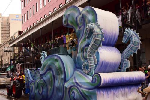Krewe of Okeanos Parade at Mardi Gras 2018 in New Orleans