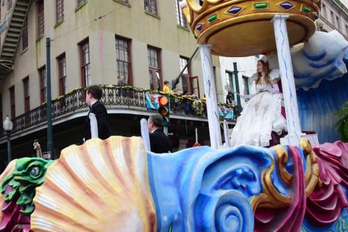 Krewe of Okeanos Parade at Mardi Gras 2018 in New Orleans