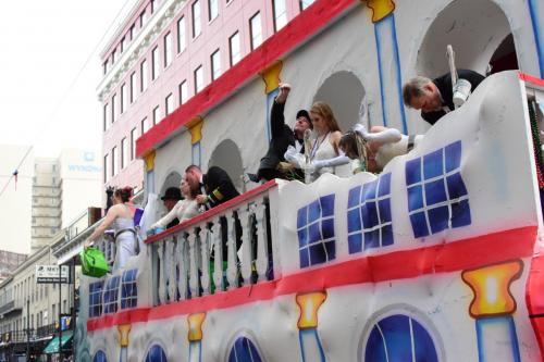 Krewe of Okeanos Parade at Mardi Gras 2018 in New Orleans