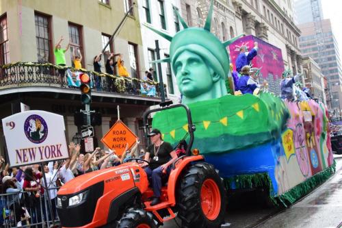 Krewe of Okeanos Parade at Mardi Gras 2018 in New Orleans