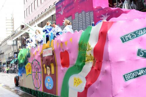 Krewe of Okeanos Parade at Mardi Gras 2018 in New Orleans
