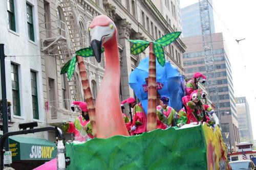 Krewe of Okeanos Parade at Mardi Gras 2018 in New Orleans