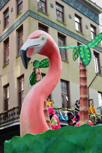Krewe of Okeanos Parade at Mardi Gras 2018 in New Orleans