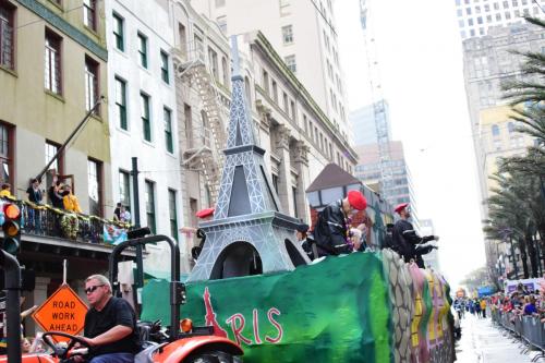 Krewe of Okeanos Parade at Mardi Gras 2018 in New Orleans