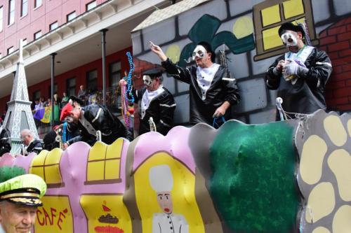 Krewe of Okeanos Parade at Mardi Gras 2018 in New Orleans