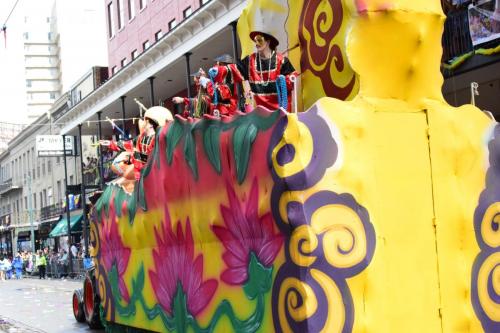 Krewe of Okeanos Parade at Mardi Gras 2018 in New Orleans