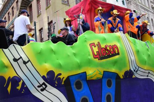 Krewe of Okeanos Parade at Mardi Gras 2018 in New Orleans