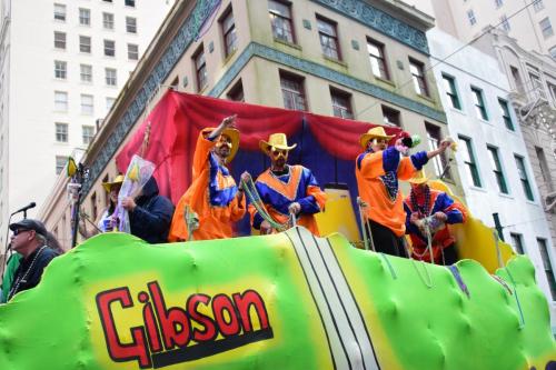 Krewe of Okeanos Parade at Mardi Gras 2018 in New Orleans