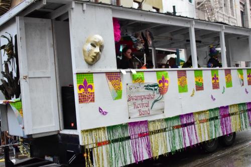 Krewe of Okeanos Parade at Mardi Gras 2018 in New Orleans