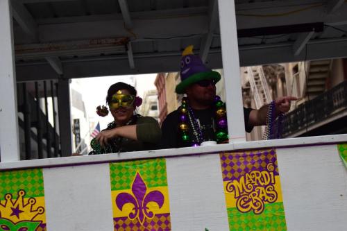 Krewe of Okeanos Parade at Mardi Gras 2018 in New Orleans