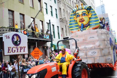 Krewe of Okeanos Parade at Mardi Gras 2018 in New Orleans