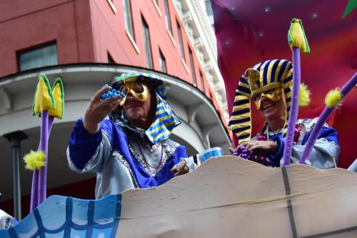 Krewe of Okeanos Parade at Mardi Gras 2018 in New Orleans