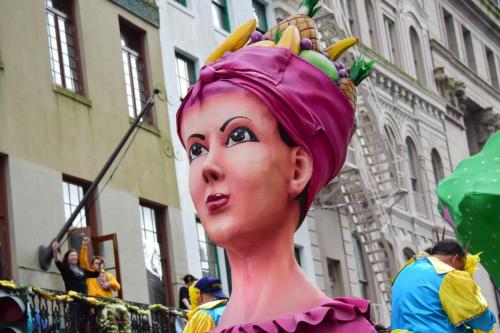 Krewe of Okeanos Parade at Mardi Gras 2018 in New Orleans