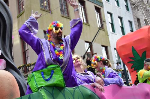 Krewe of Okeanos Parade at Mardi Gras 2018 in New Orleans