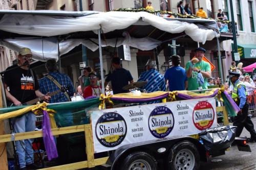 Krewe of Okeanos Parade at Mardi Gras 2018 in New Orleans