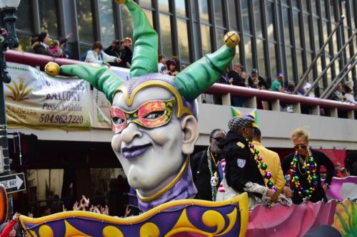 Krewe of Zulu Parade during Mardi Gras
