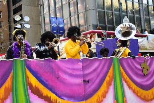 Krewe of Zulu Parade during Mardi Gras