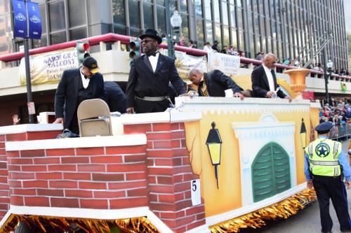 Krewe of Zulu Parade during Mardi Gras