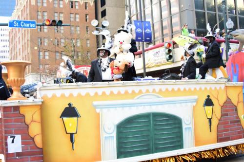 Krewe of Zulu Parade during Mardi Gras