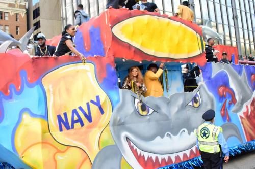 Krewe of Zulu Parade during Mardi Gras