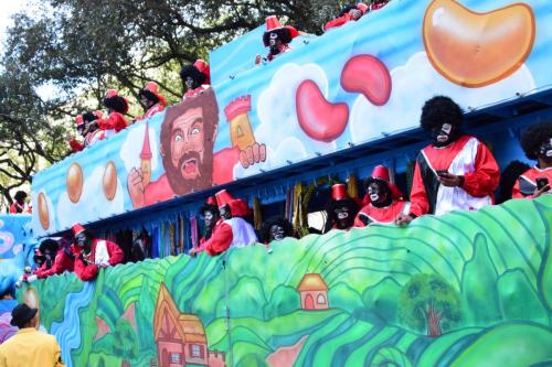 Krewe of Zulu Parade during Mardi Gras