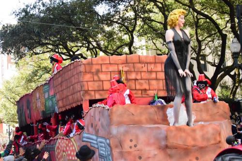Krewe of Zulu Parade during Mardi Gras