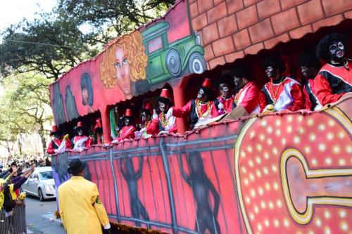 Krewe of Zulu Parade during Mardi Gras