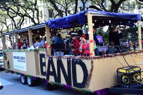 Krewe of Zulu Parade during Mardi Gras