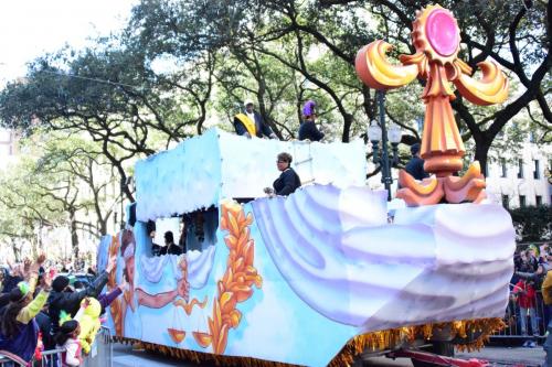 Krewe of Zulu Parade during Mardi Gras