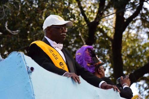 Krewe of Zulu Parade during Mardi Gras