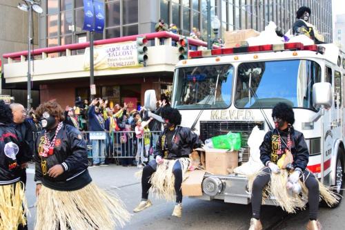 Krewe of Zulu Parade during Mardi Gras