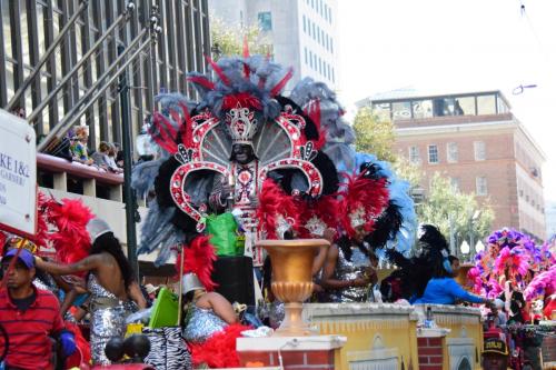Krewe of Zulu Parade during Mardi Gras
