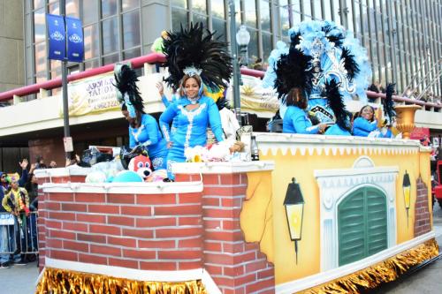 Krewe of Zulu Parade during Mardi Gras