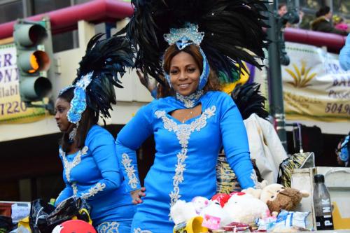 Krewe of Zulu Parade during Mardi Gras