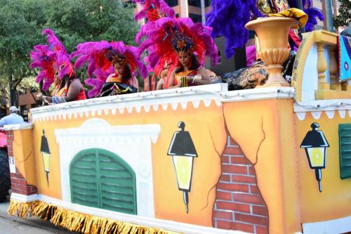 Krewe of Zulu Parade during Mardi Gras