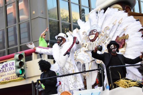 Krewe of Zulu Parade during Mardi Gras